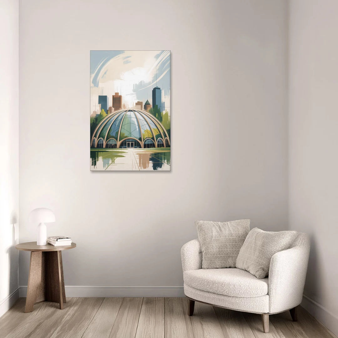 Montreal Biodome Wonder - Canvas Wall Art - Sofa - 24x36