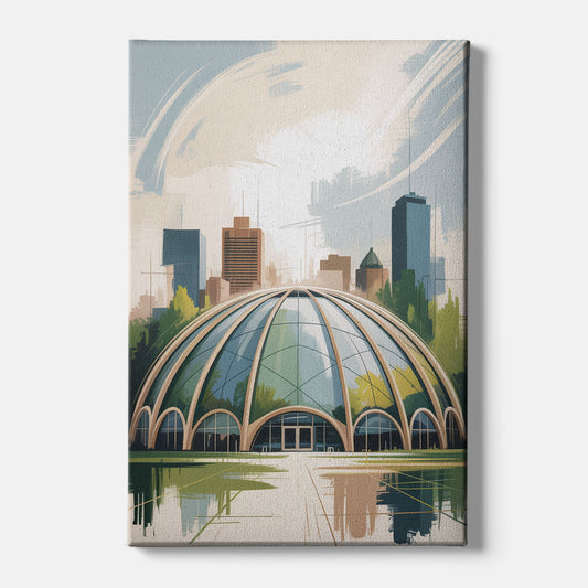 Montreal Biodome Wonder - Canvas Wall Art