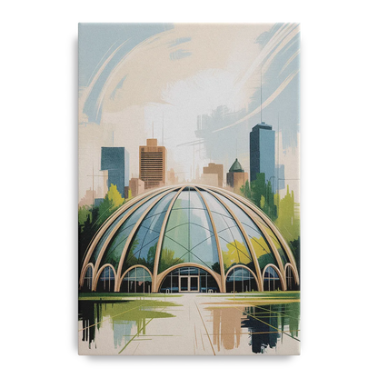 Montreal Biodome Wonder Front - Canvas Wall Art