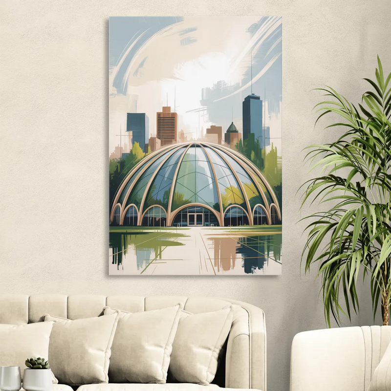 Montreal Biodome Wonder Living Room - Canvas Wall Art