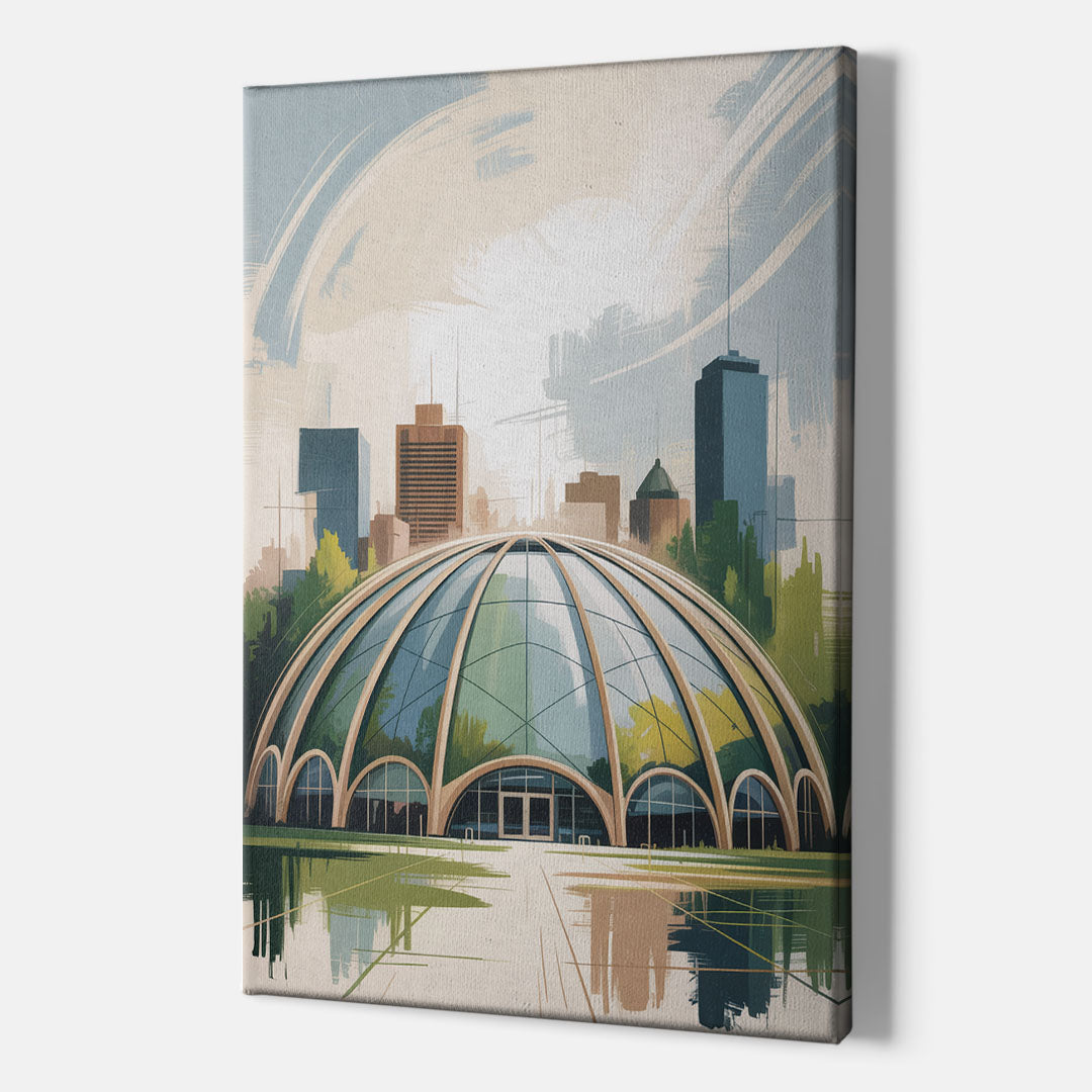Montreal Biodome Wonder - Canvas Print Art Sides