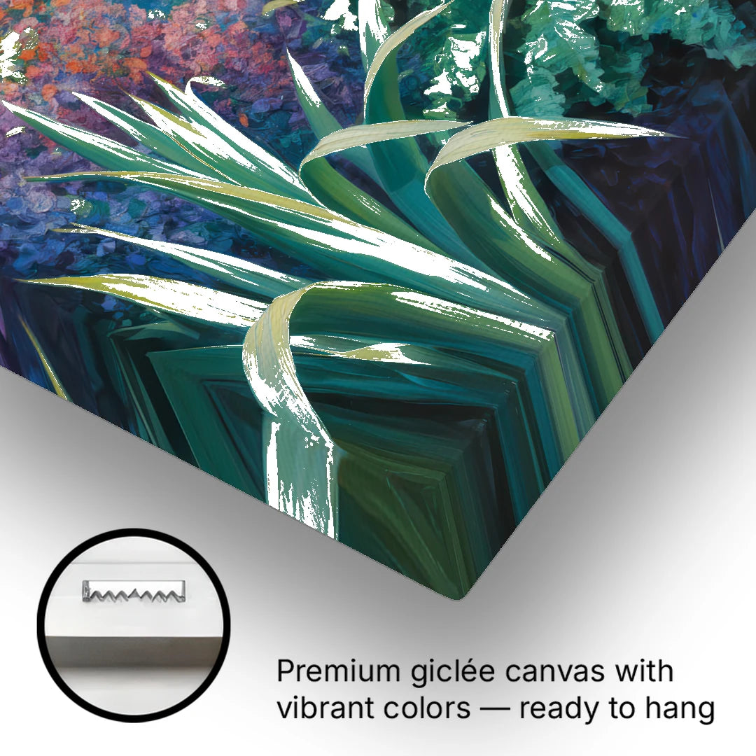 Montreal Botanical Garden - Canvas Wall Art - Gallery Wrap Corner
