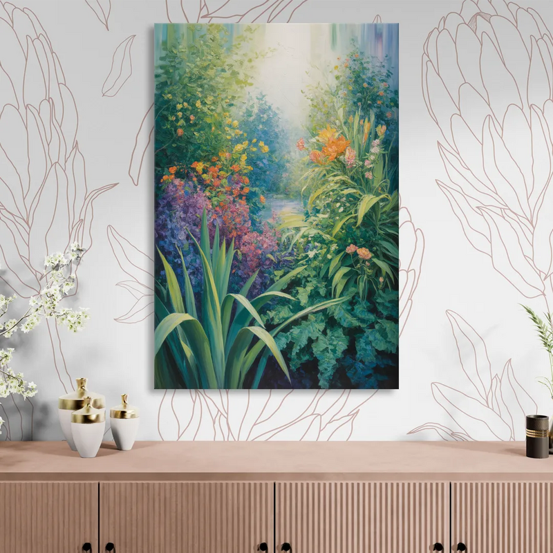 Montreal Botanical Garden Living Room - Canvas Wall Art