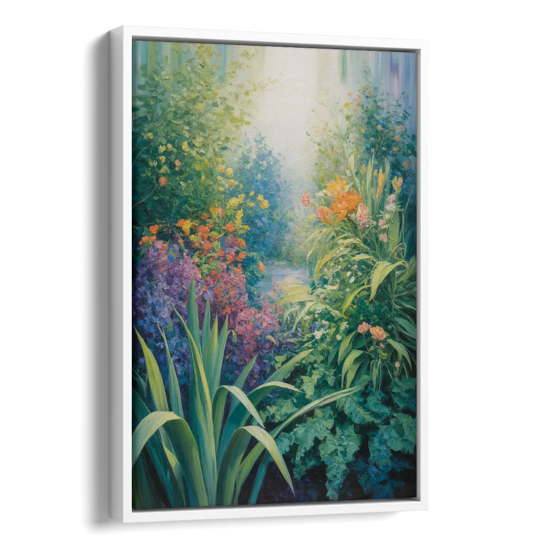 Montreal Botanical Garden Side - White Canvas Wall Art