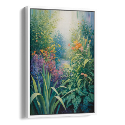 Montreal Botanical Garden Side - White Canvas Wall Art