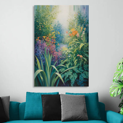 Montreal Botanical Garden Sitting Room - Canvas Wall Art