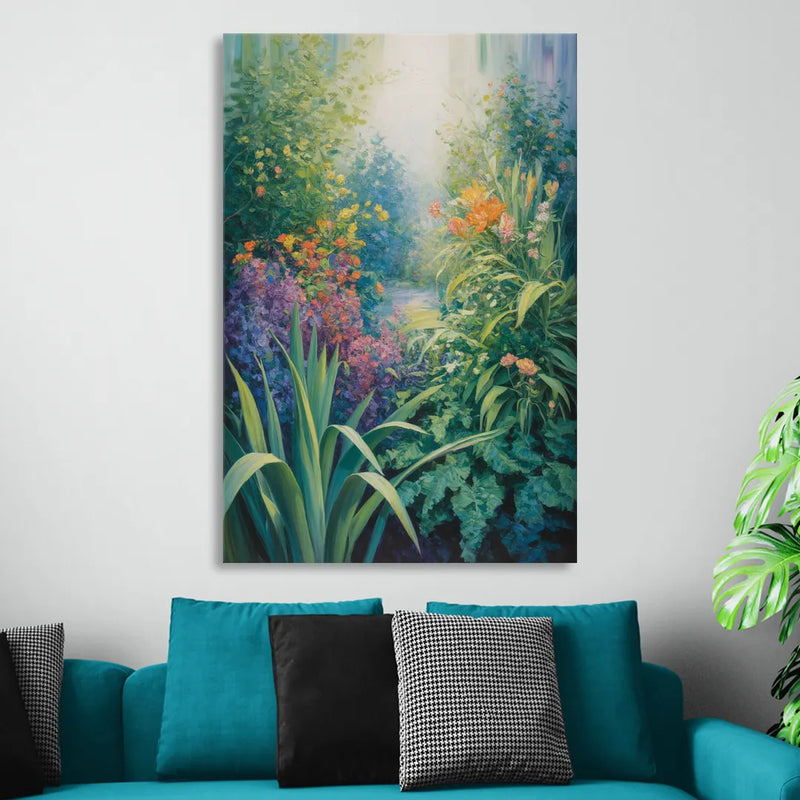 Montreal Botanical Garden Sitting Room - Canvas Wall Art