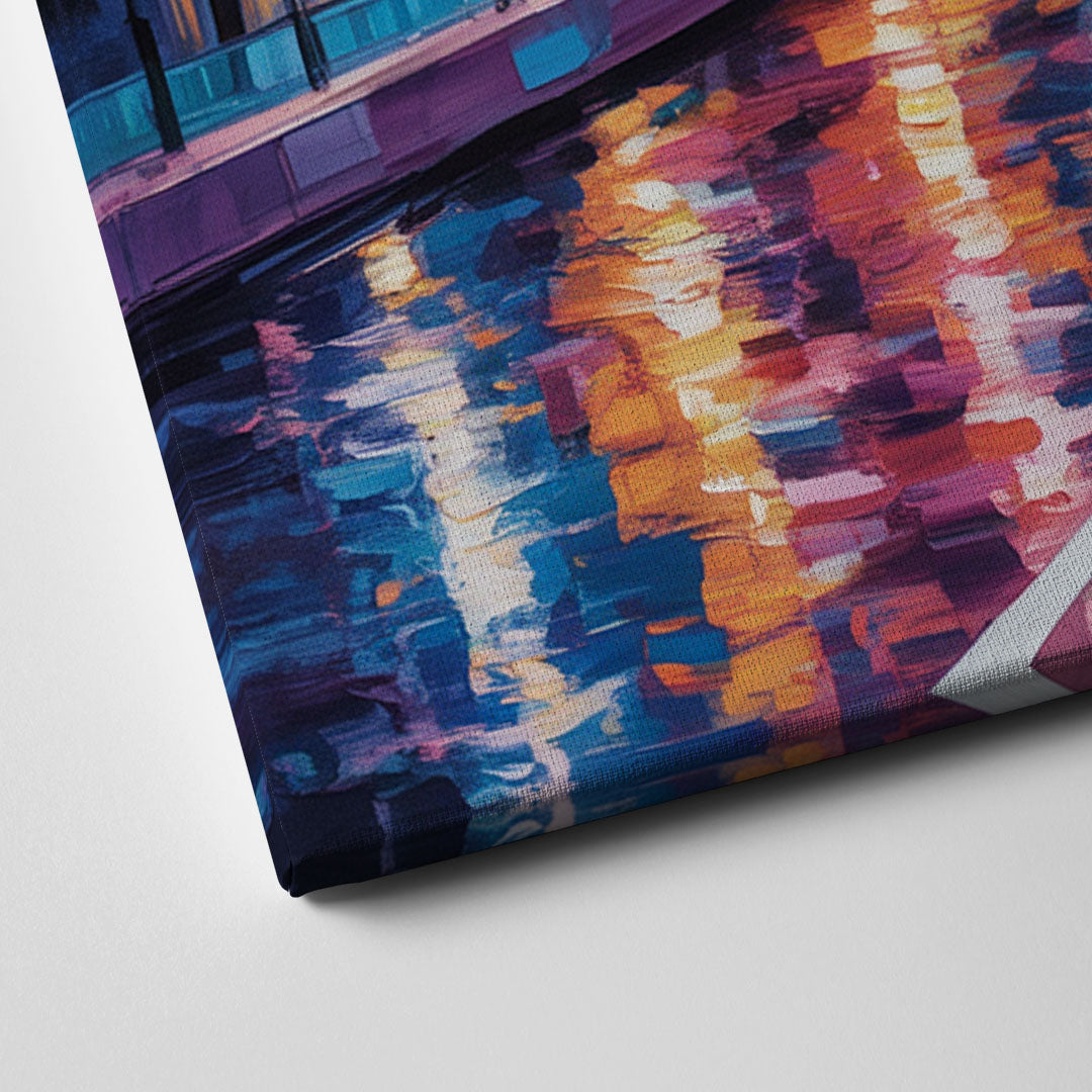 Montreal Cityscape Canvas Close Up
