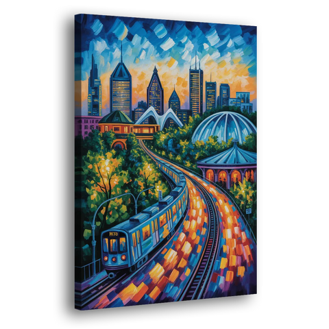 Montreal Metro Art - Canvas Wall Art