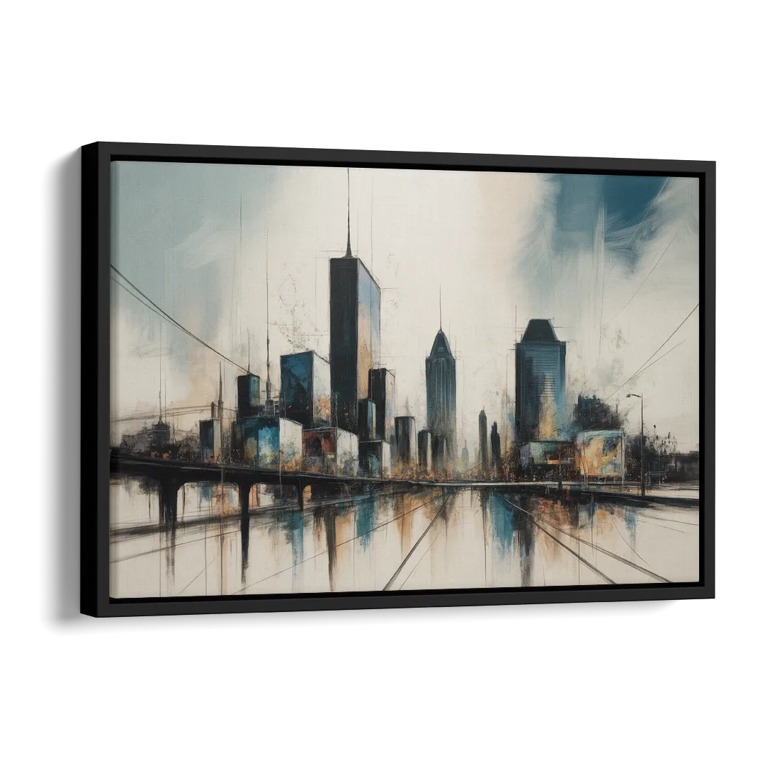 Montreal Museum of Fine Arts Side - Black Canvas Wall Art