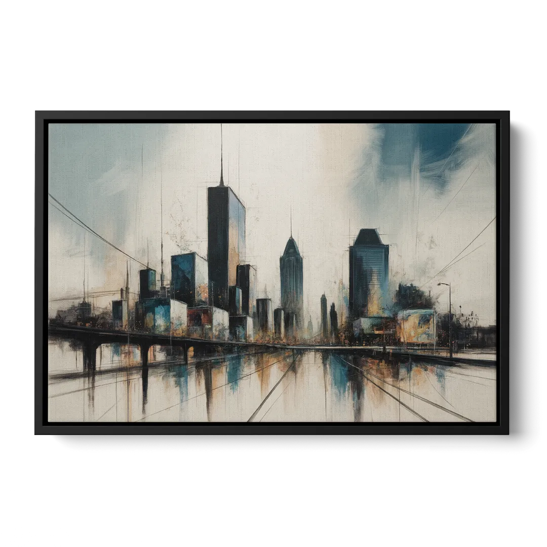 Montreal Museum of Fine Arts Front - Black Canvas Wall Art