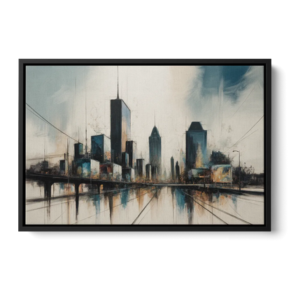 Montreal Museum of Fine Arts Front - Black Canvas Wall Art