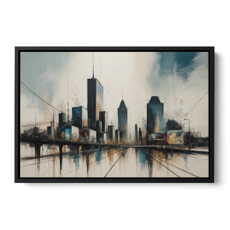 Montreal Museum of Fine Arts Front - Black Canvas Wall Art