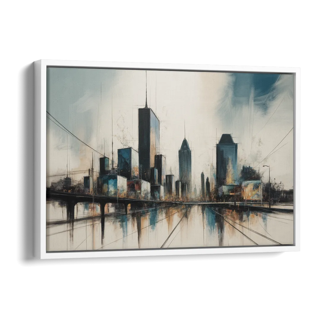 Montreal Museum of Fine Arts Side - White Canvas Wall Art