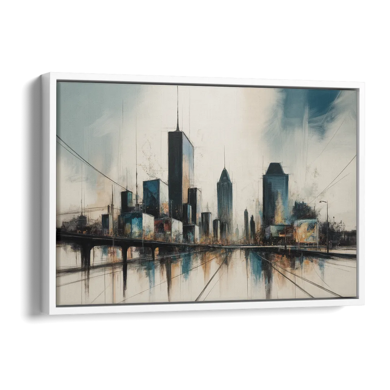 Montreal Museum of Fine Arts Side - White Canvas Wall Art