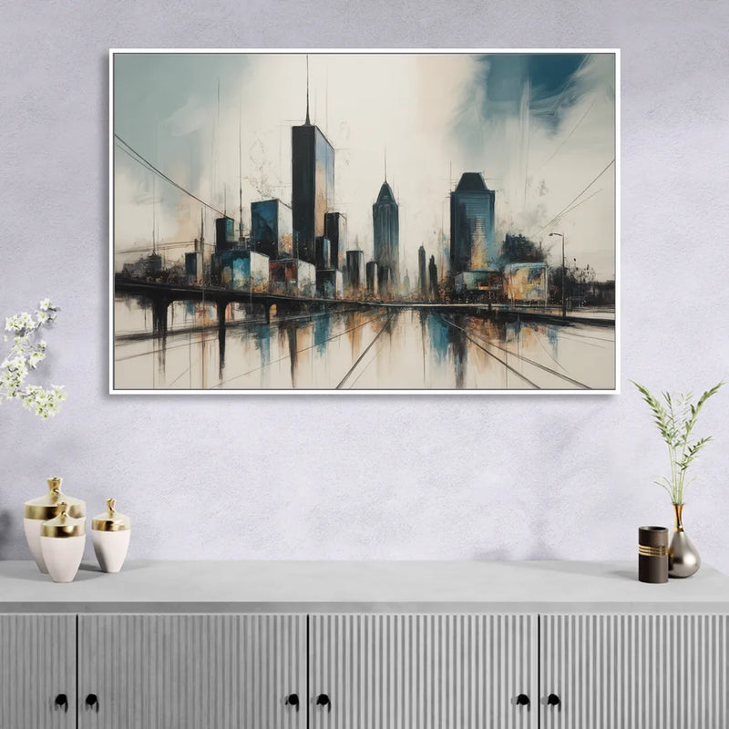 Montreal Museum of Fine Arts Living Room - White Canvas Wall Art