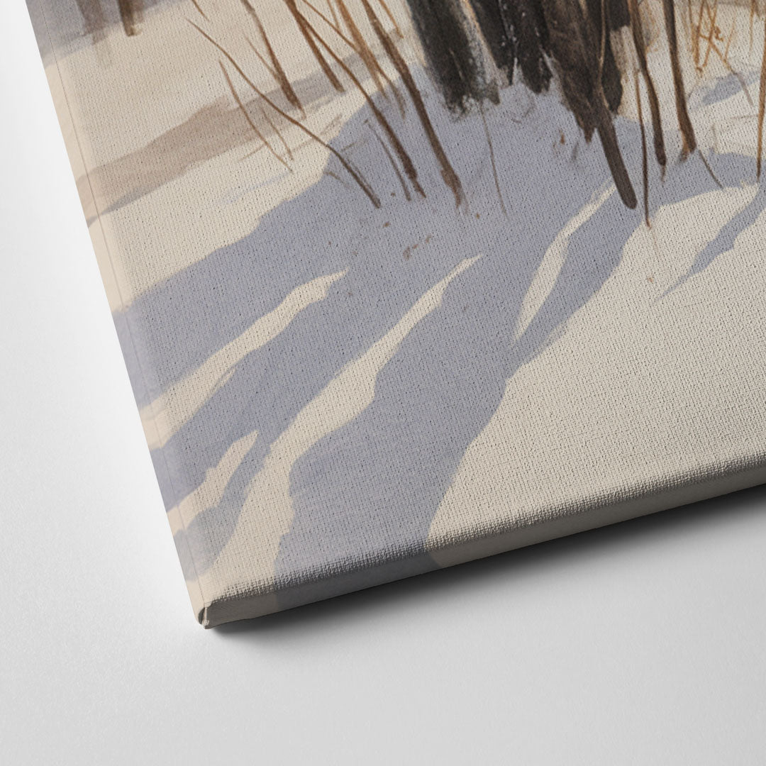 Montreal Winter Charm Canvas Close Up