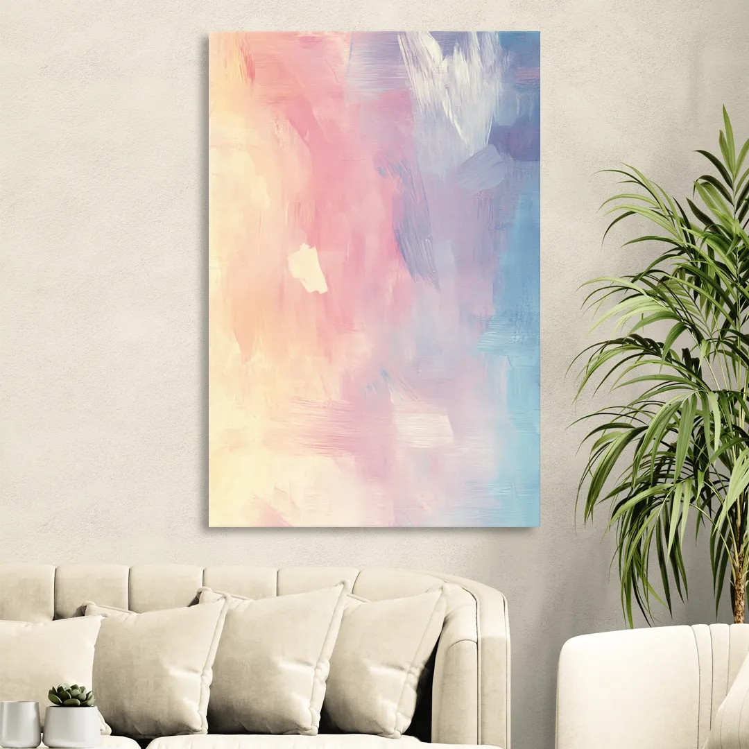 Morning Glow Living Room - Canvas Wall Art