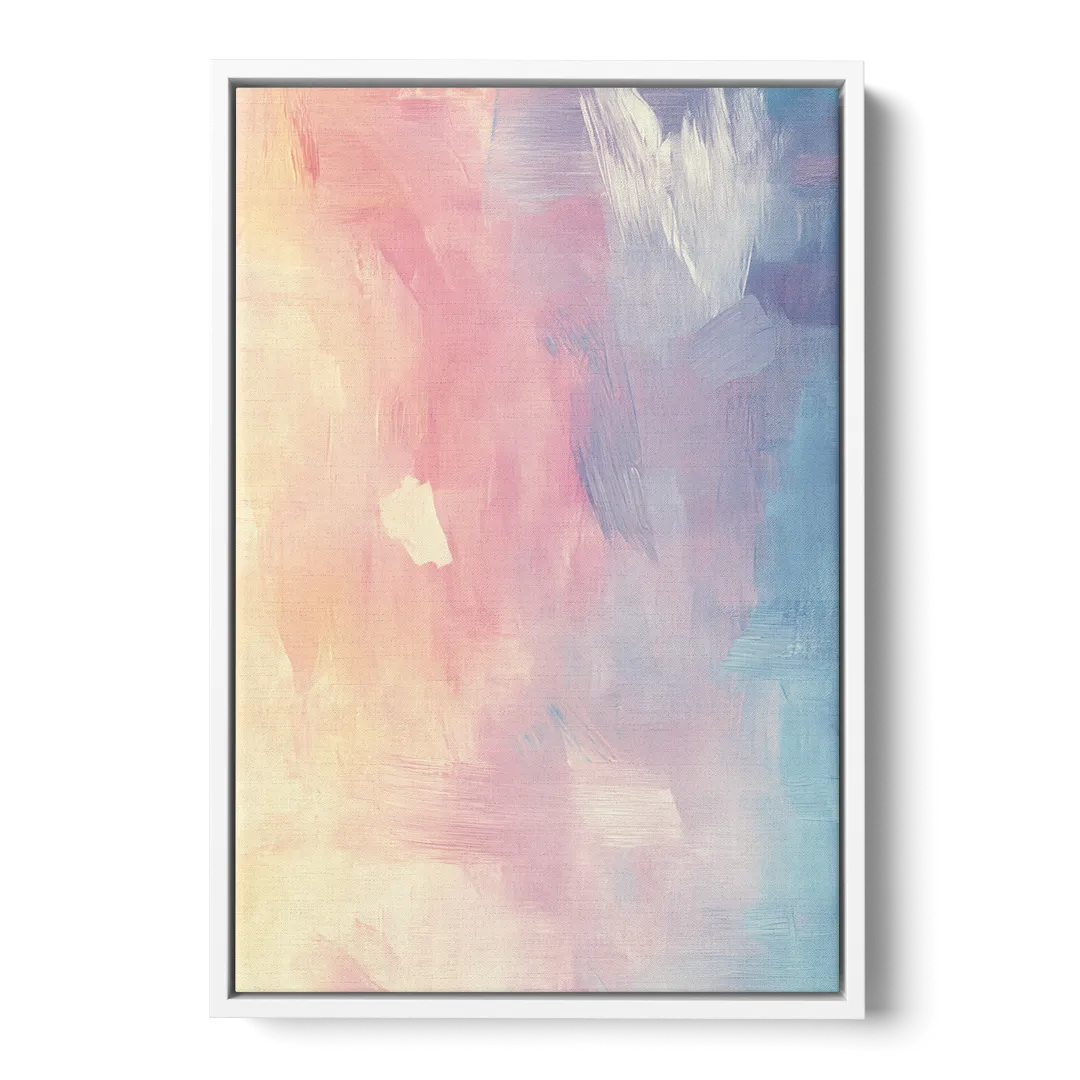 Morning Glow Front - White Canvas Wall Art