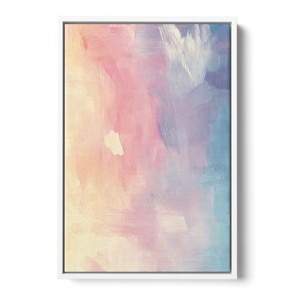 Morning Glow Front - White Canvas Wall Art