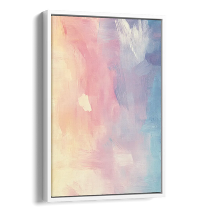 Morning Glow Side - White Canvas Wall Art