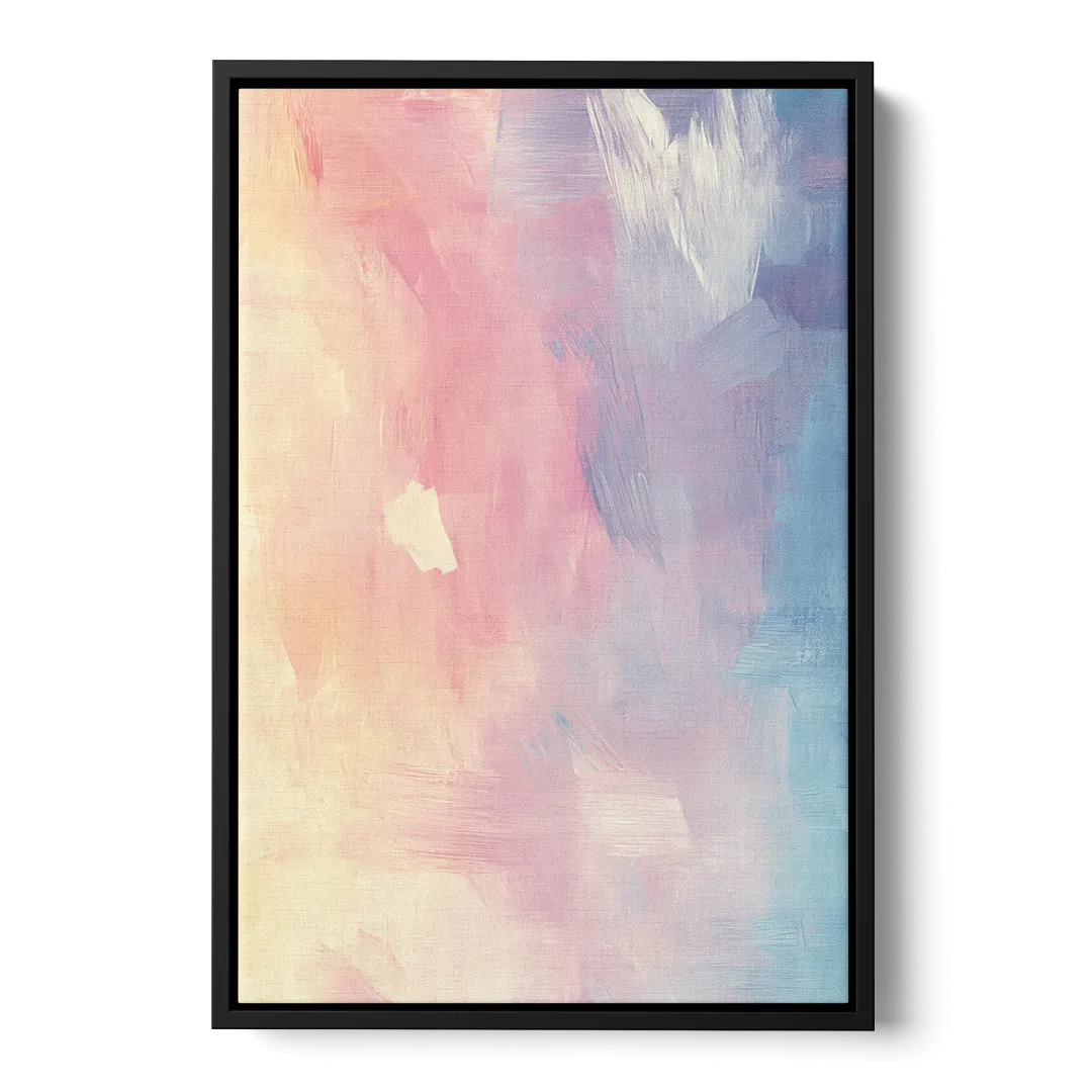 Morning Glow Front - Black Canvas Wall Art
