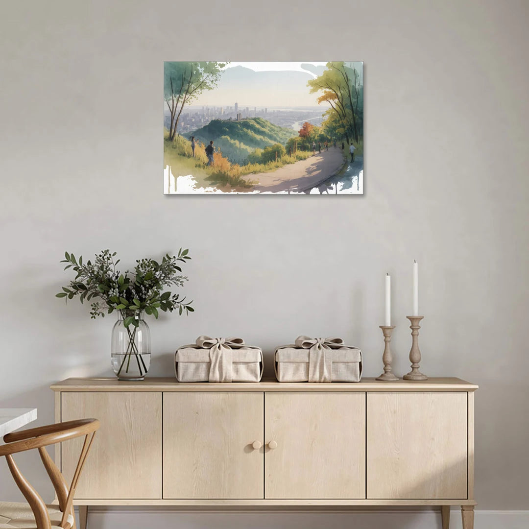 Mount Royal Lookout - Canvas Wall Art - Coffee Table - 36x24