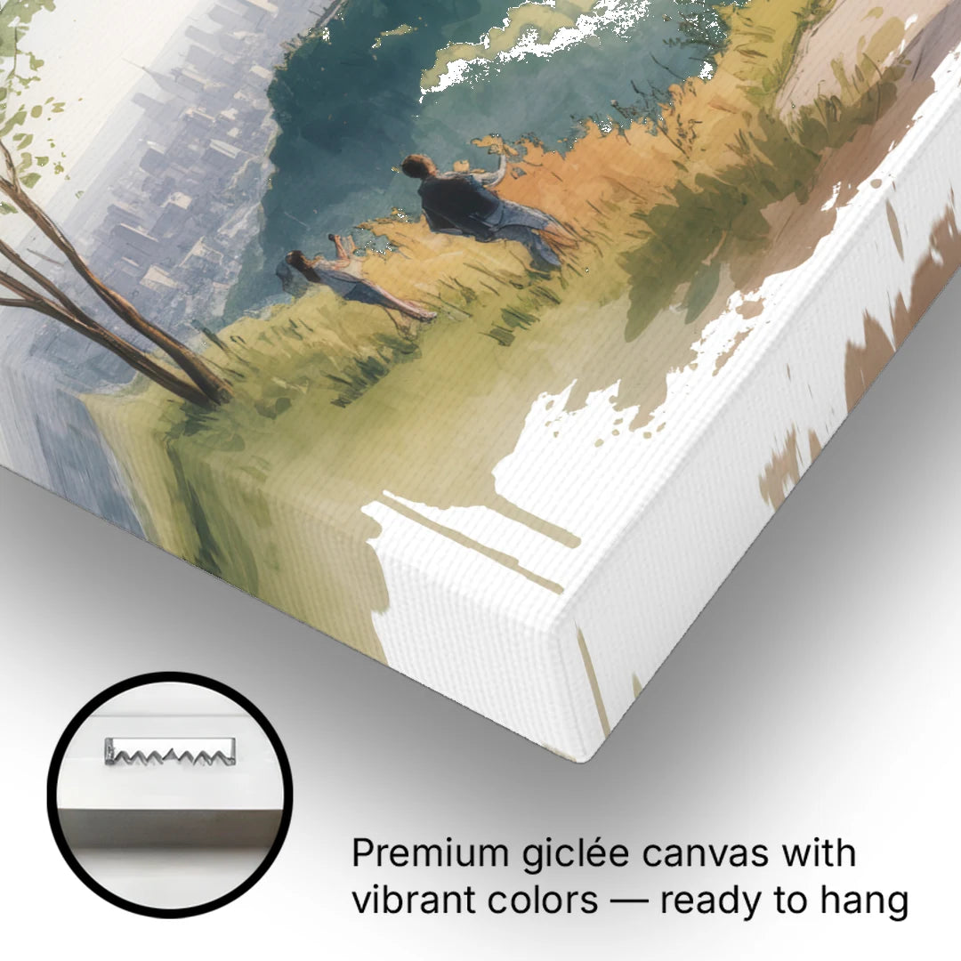 Mount Royal Lookout - Canvas Wall Art - Gallery Wrap Corner