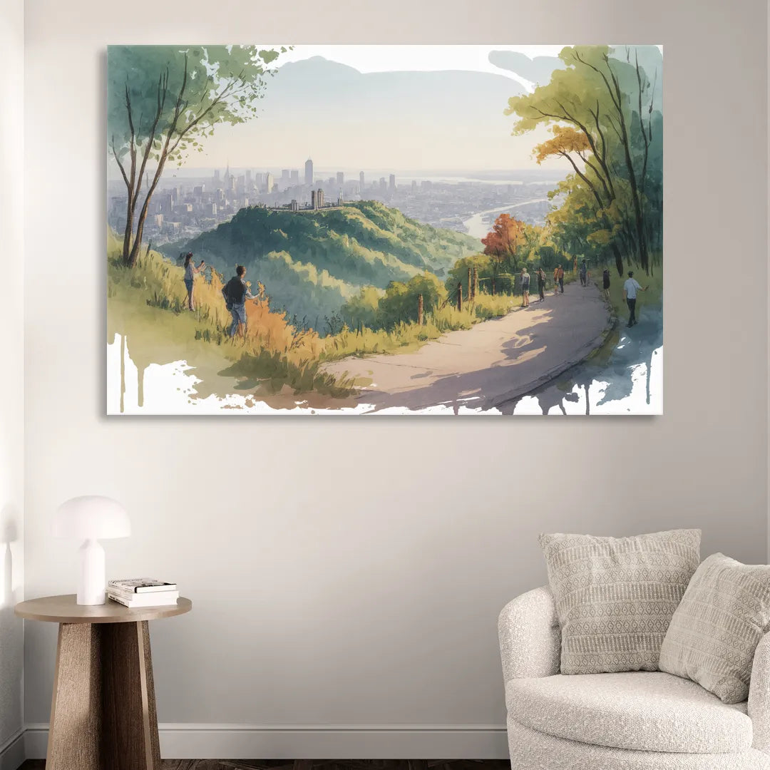 Mount Royal Lookout Sitting Room - Canvas Wall Art