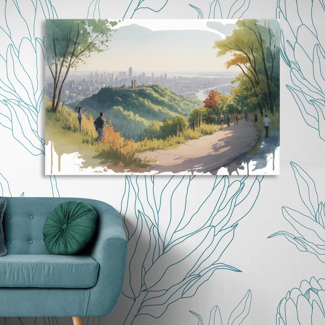 Mount Royal Lookout Living Room - Canvas Wall Art