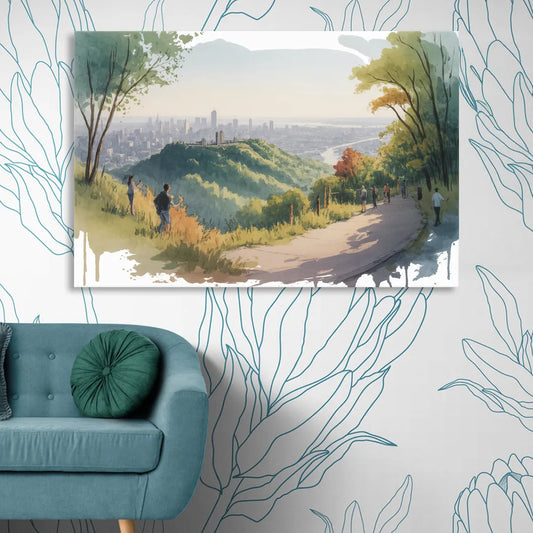 Mount Royal Lookout Living Room - Canvas Wall Art