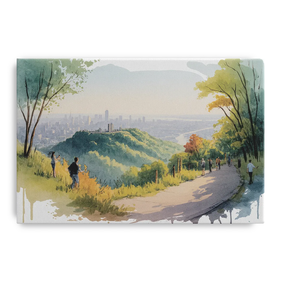 Mount Royal Lookout Front - Canvas Wall Art
