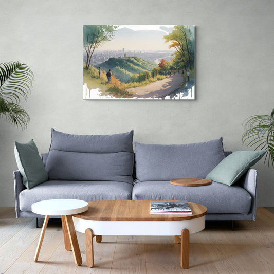 Mount Royal Lookout - Canvas Wall Art Living Room