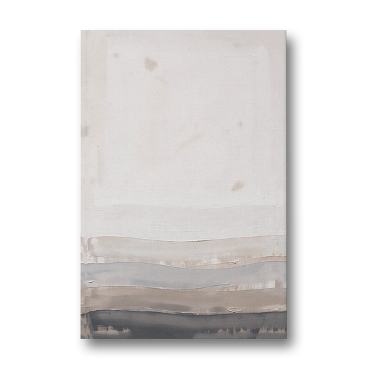 Muted Abstract Wall Art of Rising Morning Haze - Canvas Wall Art - Front