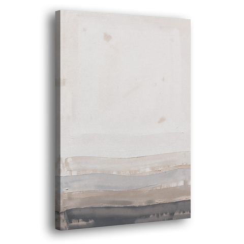Muted Abstract Wall Art of Rising Morning Haze - Canvas Wall Art - Side