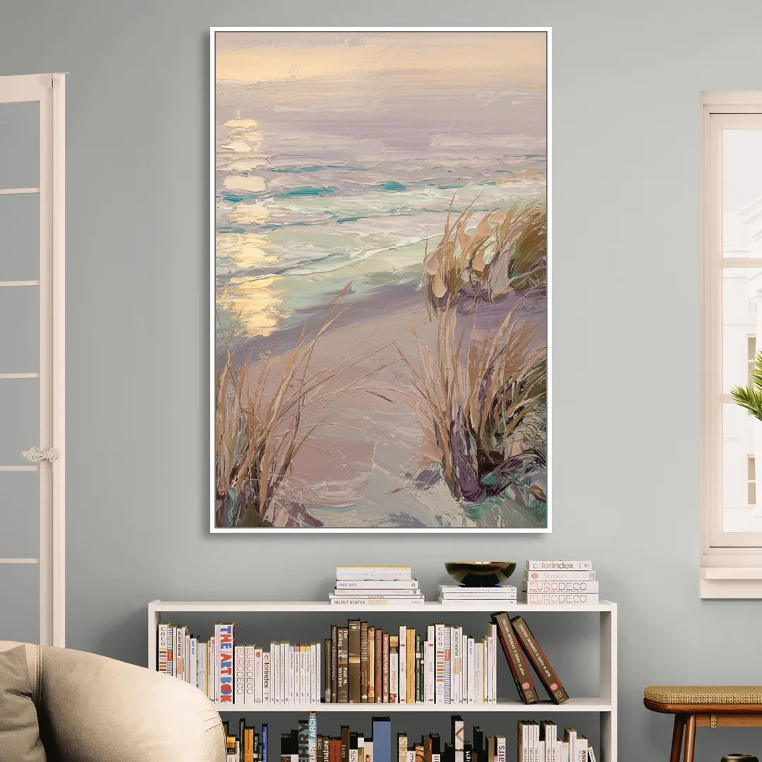 Myrtle Beach Atlantic Breeze Sitting Room - White Canvas Wall Art