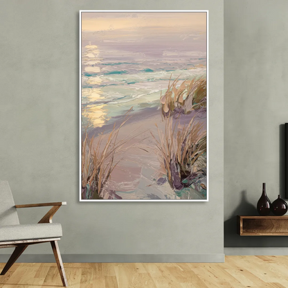 Myrtle Beach Atlantic Breeze Living Room - White Canvas Wall Art