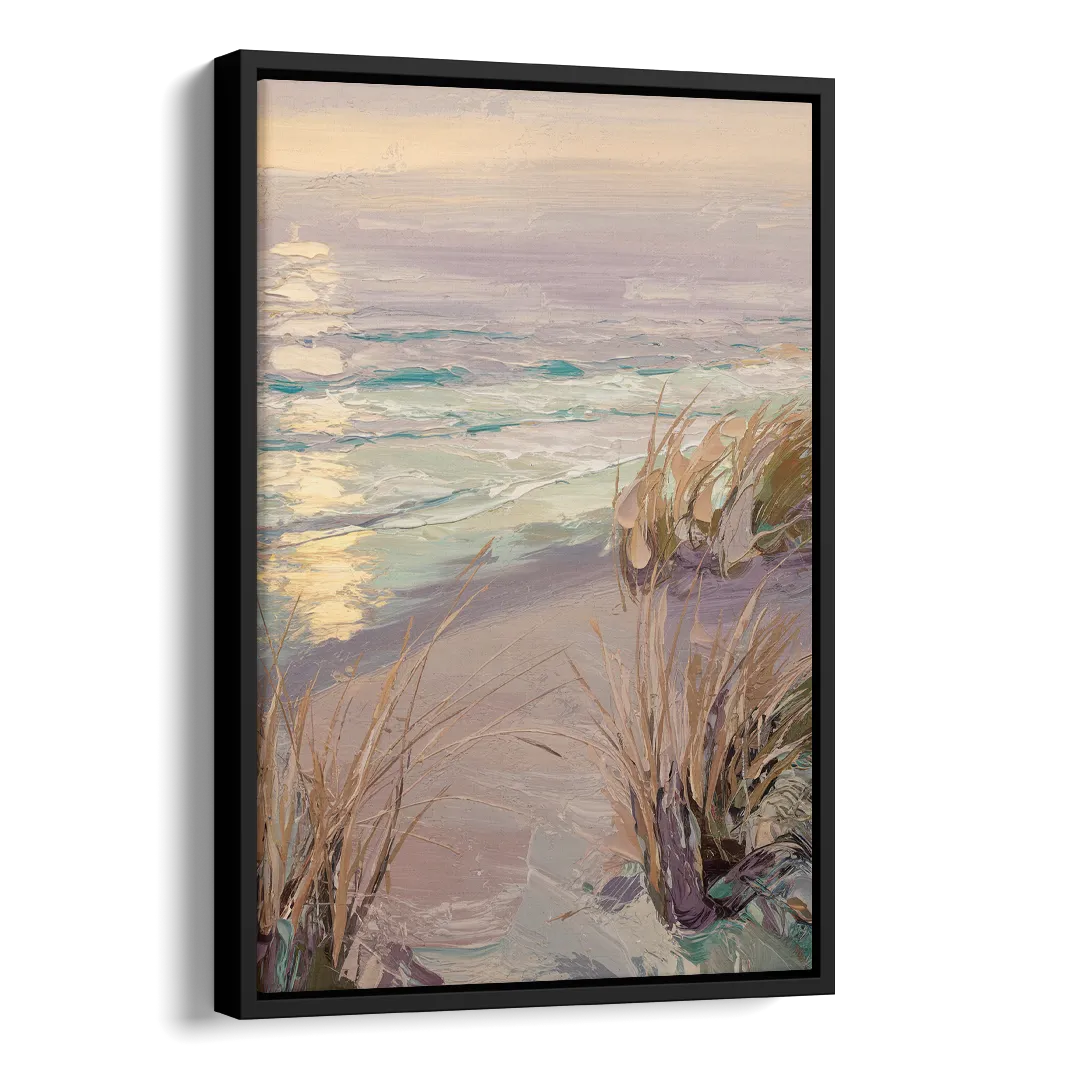 Myrtle Beach Atlantic Breeze Side - Black Canvas Wall Art