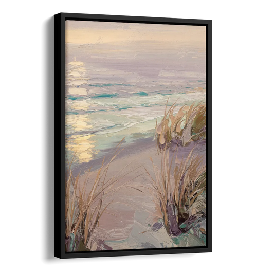 Myrtle Beach Atlantic Breeze Side - Black Canvas Wall Art