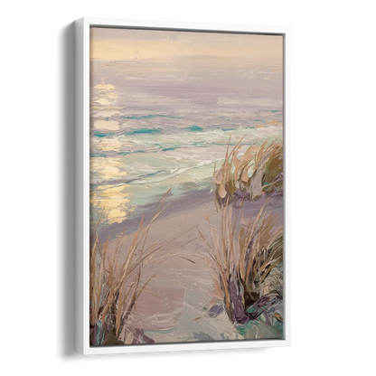 Myrtle Beach Atlantic Breeze Side - White Canvas Wall Art