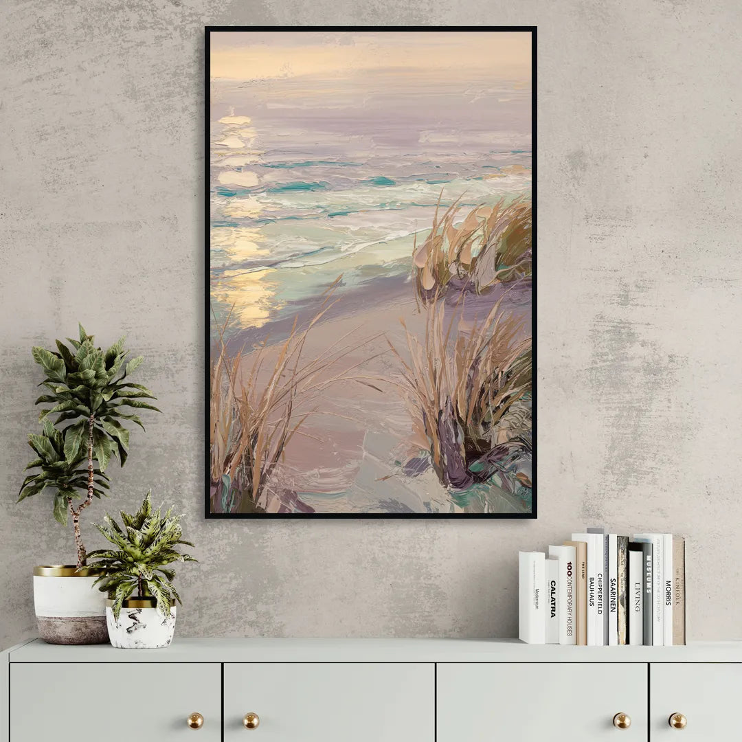 Myrtle Beach Atlantic Breeze Sitting Room - Black Canvas Wall Art