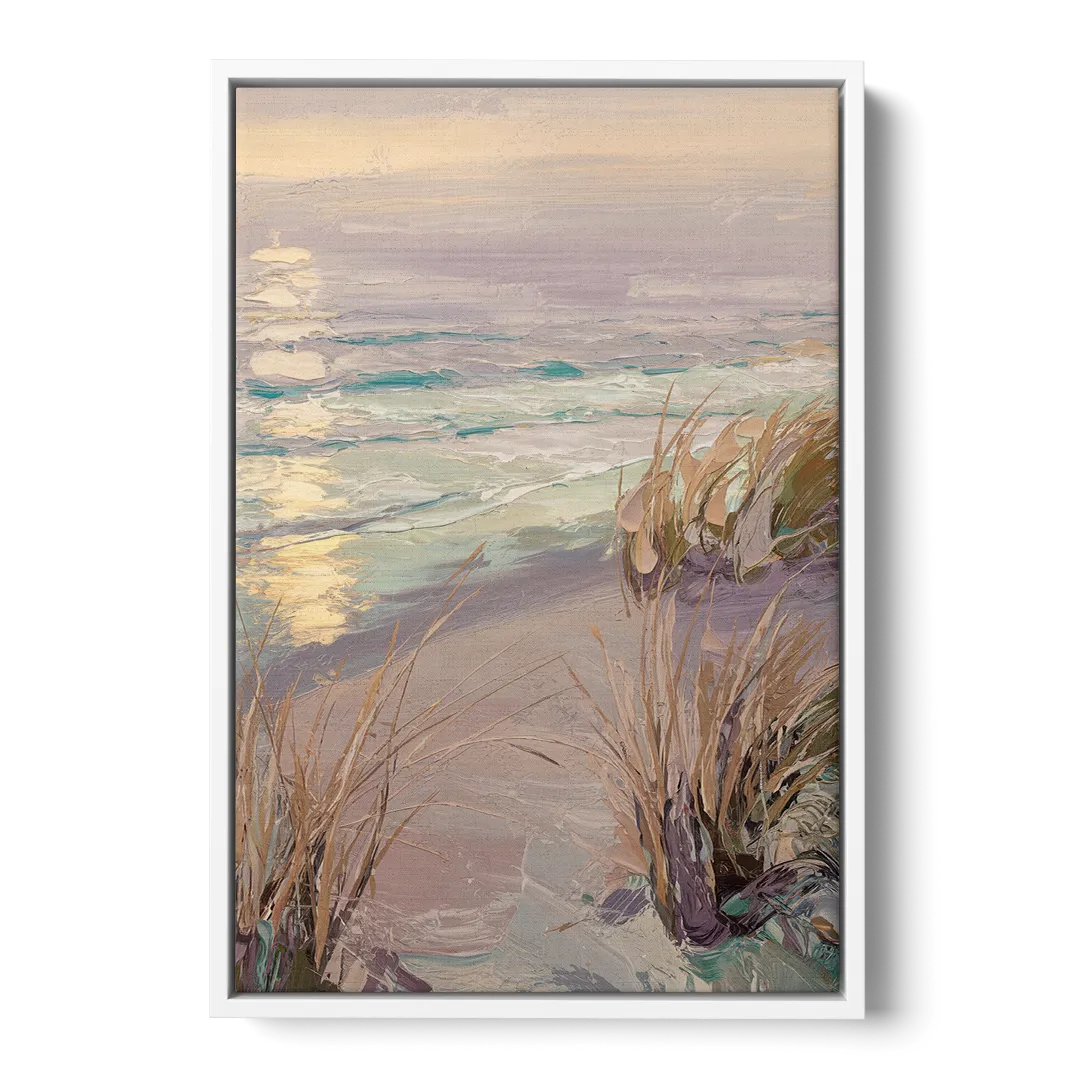 Myrtle Beach Atlantic Breeze Front - White Canvas Wall Art