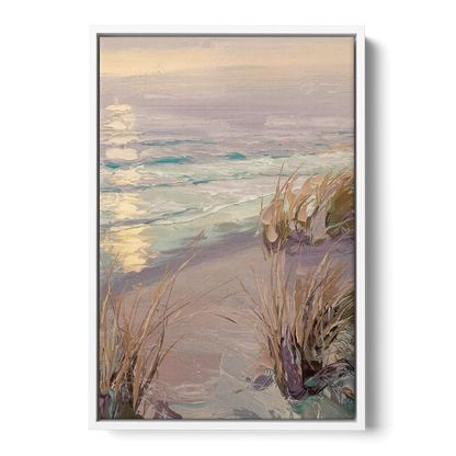 Myrtle Beach Atlantic Breeze Front - White Canvas Wall Art
