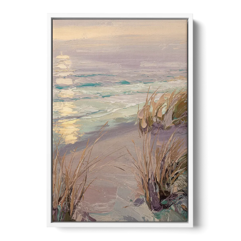 Myrtle Beach Atlantic Breeze Front - White Canvas Wall Art