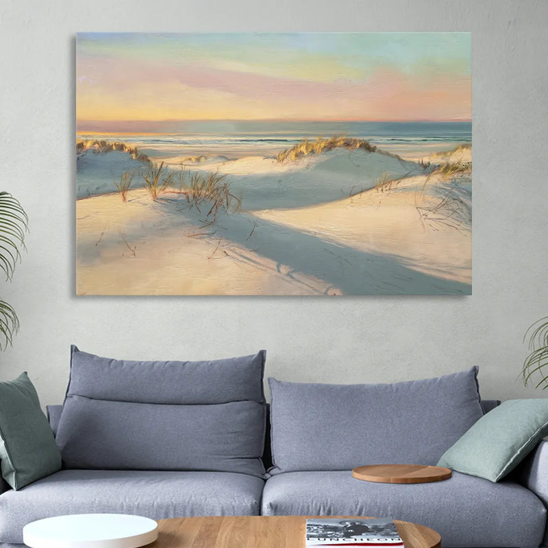 Myrtle Beach Sand Dunes Serenity Living Room - Canvas Wall Art