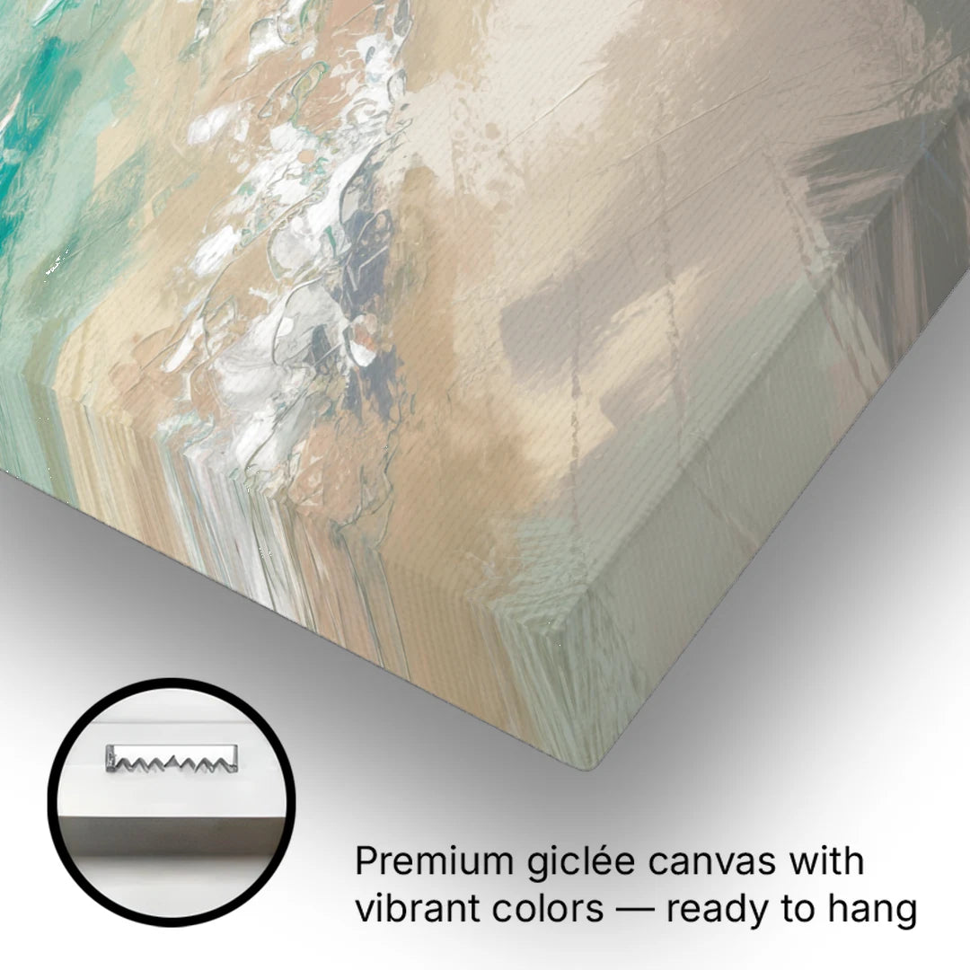 Naples Florida Ocean Breeze - Canvas Wall Art - Gallery Wrap Corner