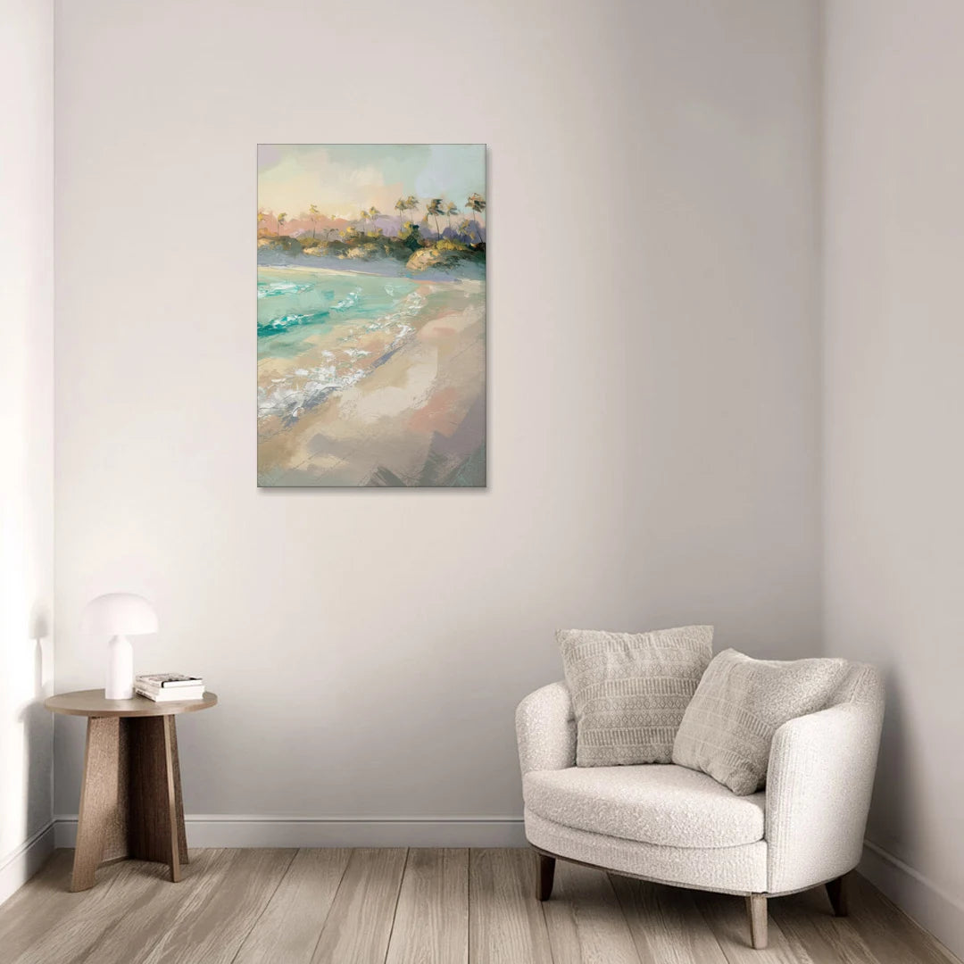 Naples Florida Ocean Breeze - Canvas Wall Art - Sofa - 24x36
