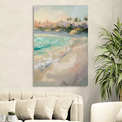 Naples Florida Ocean Breeze Sitting Room - Canvas Wall Art