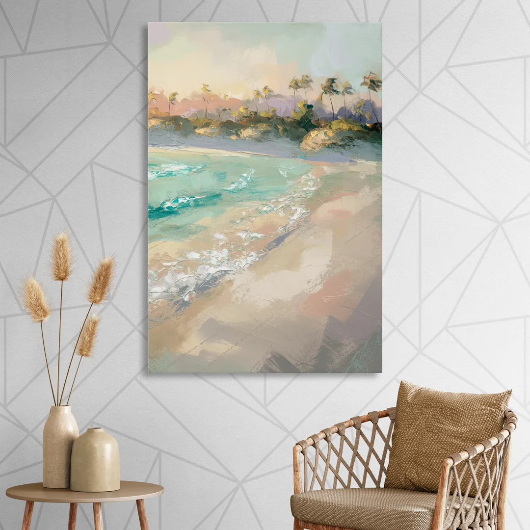 Naples Florida Ocean Breeze Living Room - Canvas Wall Art
