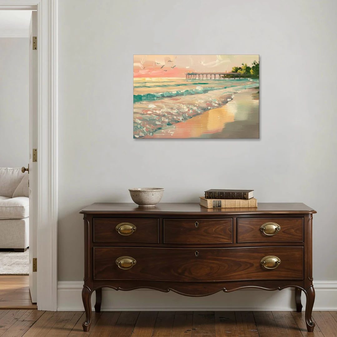 Naples Gulf Shore Serenity - Canvas Wall Art - Coffee Table - 36x24
